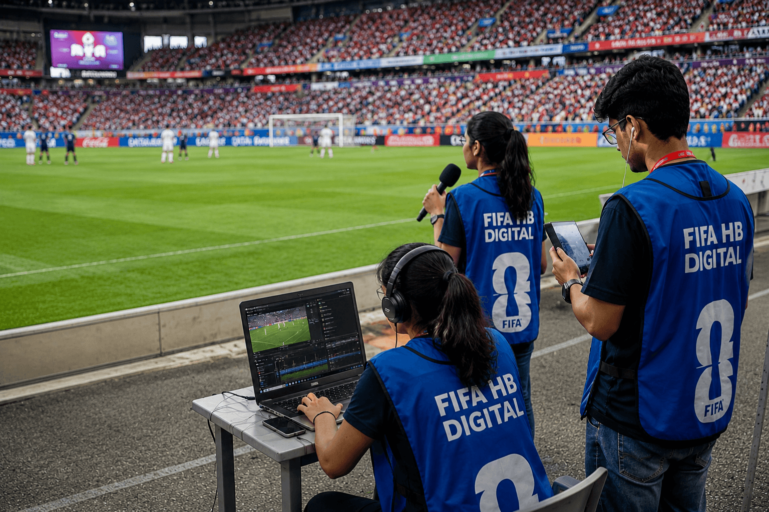 Students On The Field
